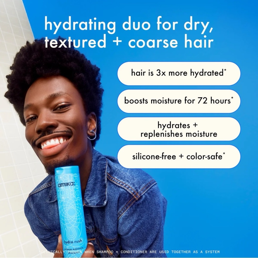 Amika Hydro Rush Shampoo JUMBO SIZE WITH PUMP
New - Picture 3 of 11